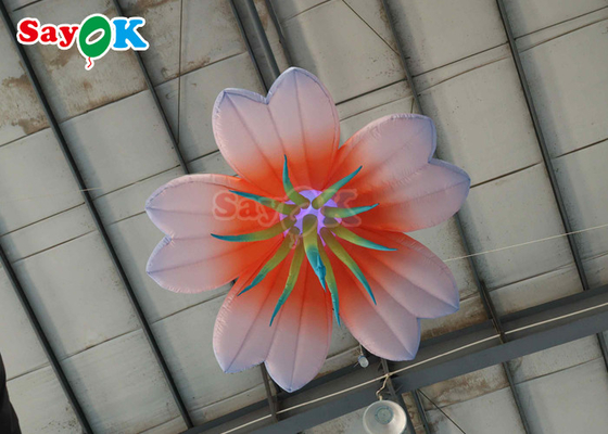 6.6FT gigantyczny kwiat nafalowy z światłami LED