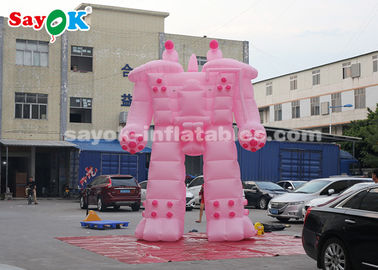 Gigantyczny Robot Płynny Różowy 5m Płynny Robot Postacie z kreskówek do wynajmu