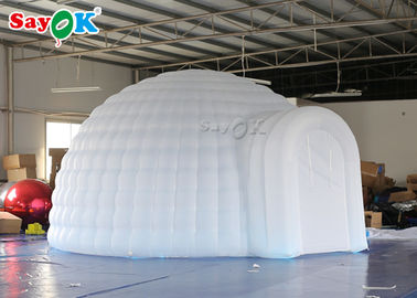 Zewnętrzny nadmuchiwany namiot Wewnątrz lub na zewnątrz nadmuchiwany namiot kopułowy do promocji / wysadzenia Igloo