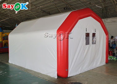 Nadmuchiwany namiot słupowy Duży hermetyczny mobilny szpital Nadmuchiwany namiot medyczny do ustawiania łóżek medycznych