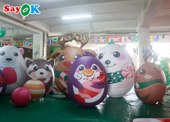 1m 3m Nadmuchiwane dekoracje świąteczne Prop Decor Sealed Animal Cartoon Mascot Model Balon