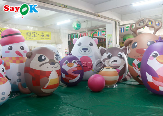 1m 3m Nadmuchiwane dekoracje świąteczne Prop Decor Sealed Animal Cartoon Mascot Model Balon