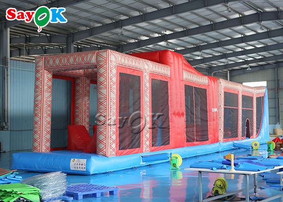 Producenci Customzied 22m / 72ft Giant Inflatable Big Baller Wipeout Sport Game